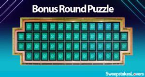 sweepstakes solutions|Bonus Puzzle, Answers & Contestants .